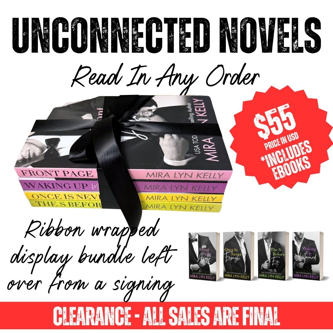Clearance - Unconnected Novels - Ribbon wrapped display Bundle