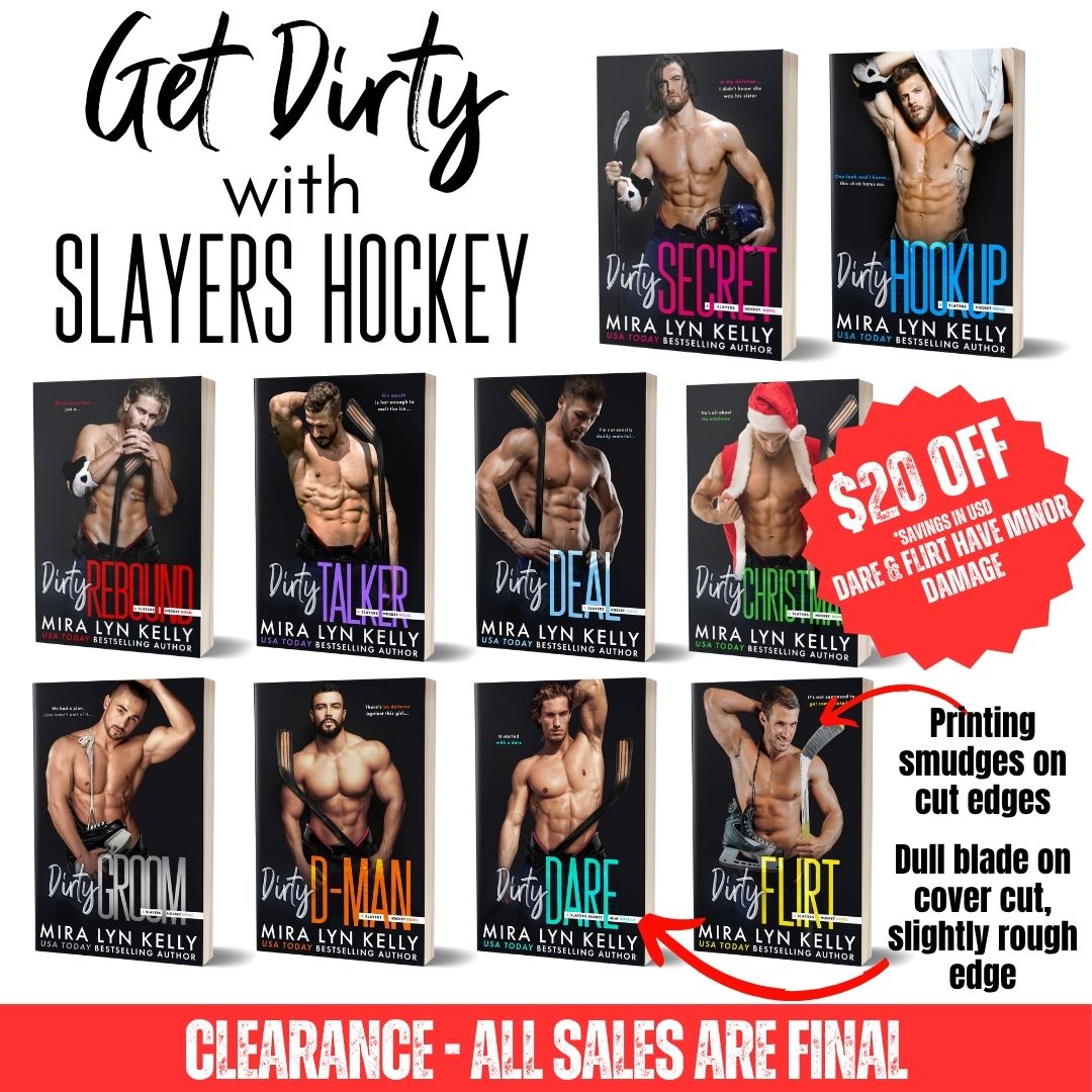 Clearance - Slayers Hockey Paperback Bundle - 2 Clearance Books and 8 Regular