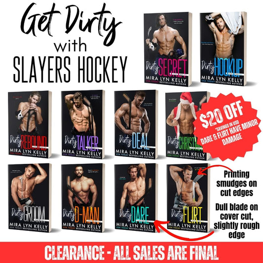 Clearance - Slayers Hockey Paperback Bundle - 2 Clearance Books and 8 Regular