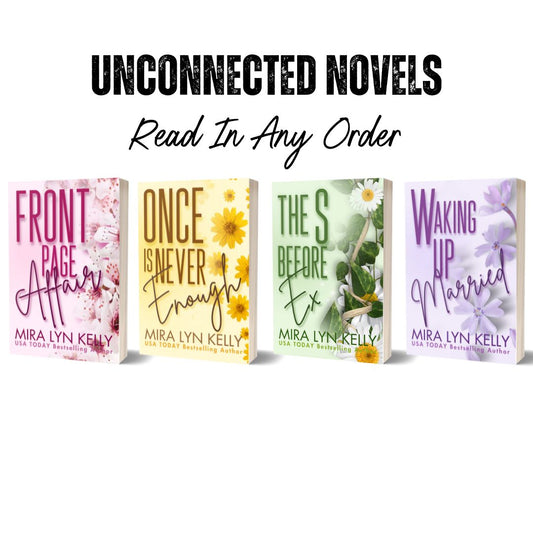 Unconnected Novels Paperback Bundle - Floral Edition Covers