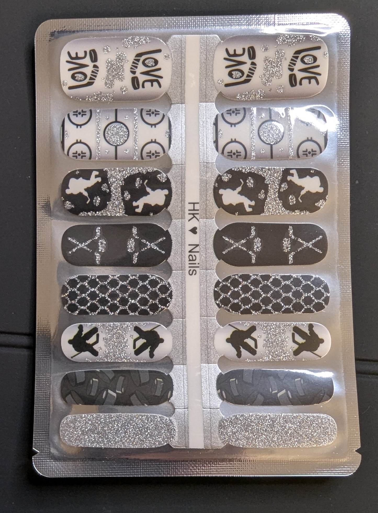 Hockey Romance Nail wraps