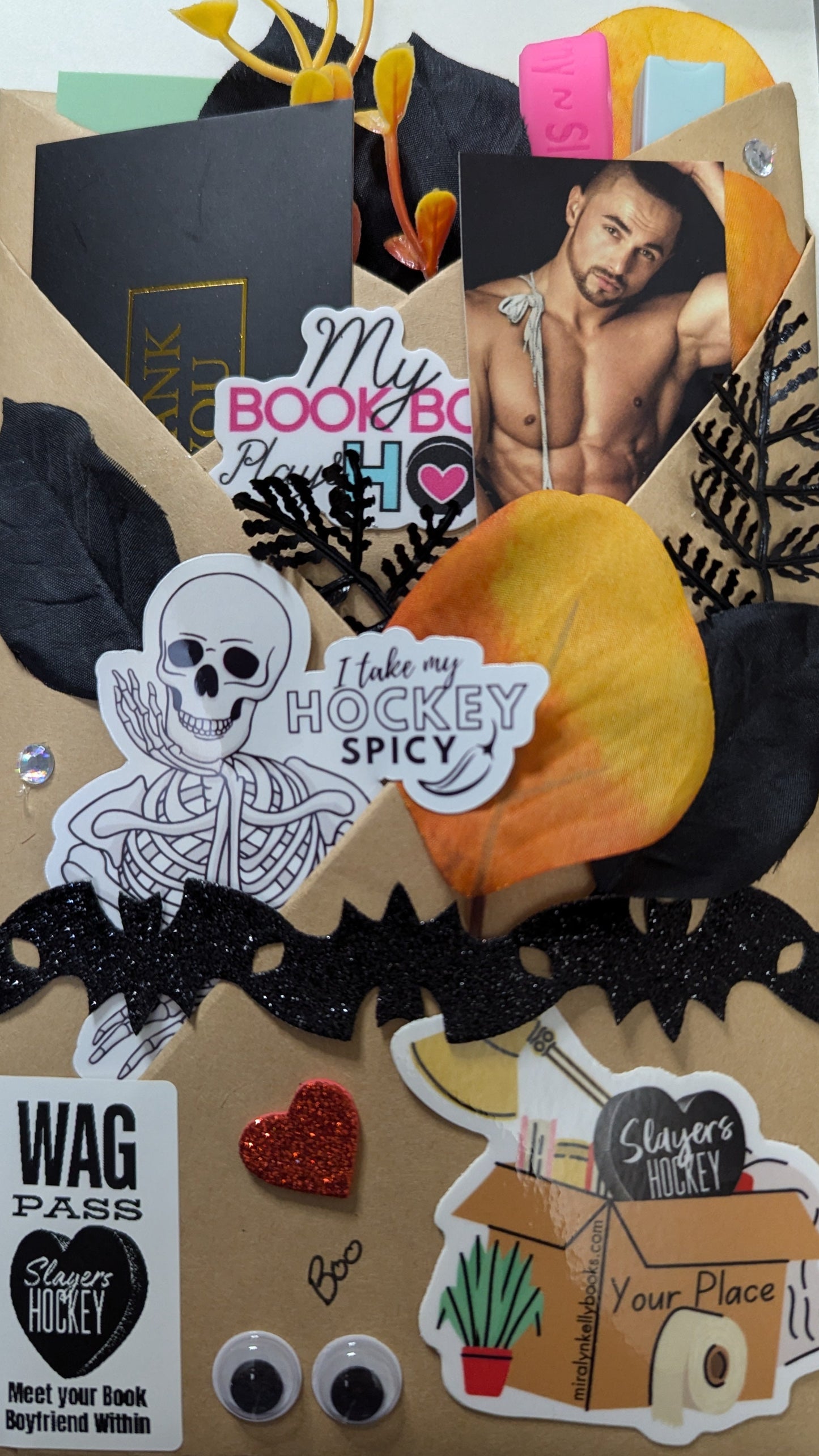 Blind Date With A Hockey Hunk (Halloween Themed) - Signed Paperback