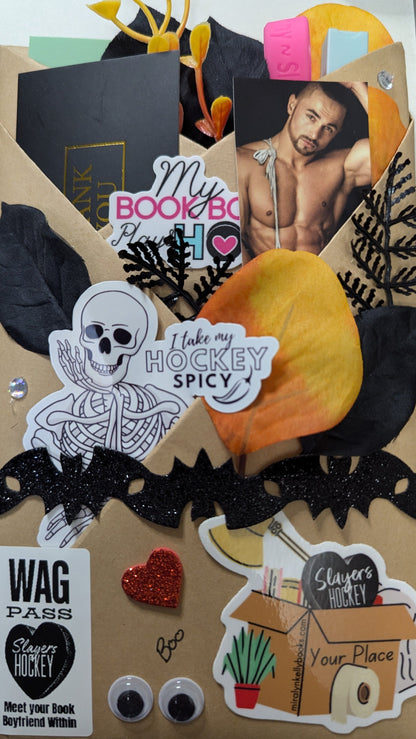 Blind Date With A Hockey Hunk (Halloween Themed) - Signed Paperback