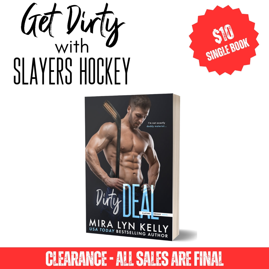 Clearance Paperback - DIRTY DEAL, Original Model Covers, Slayers Hockey Book 5