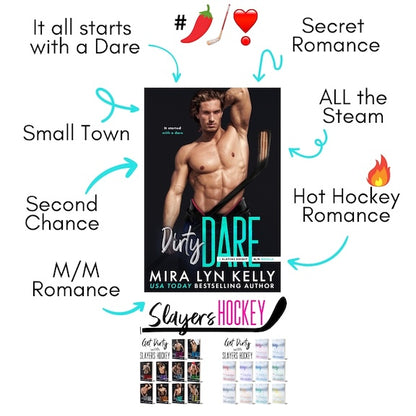 Paperback - DIRTY DARE, Slayers Hockey Book 9 (A M/M Novella)