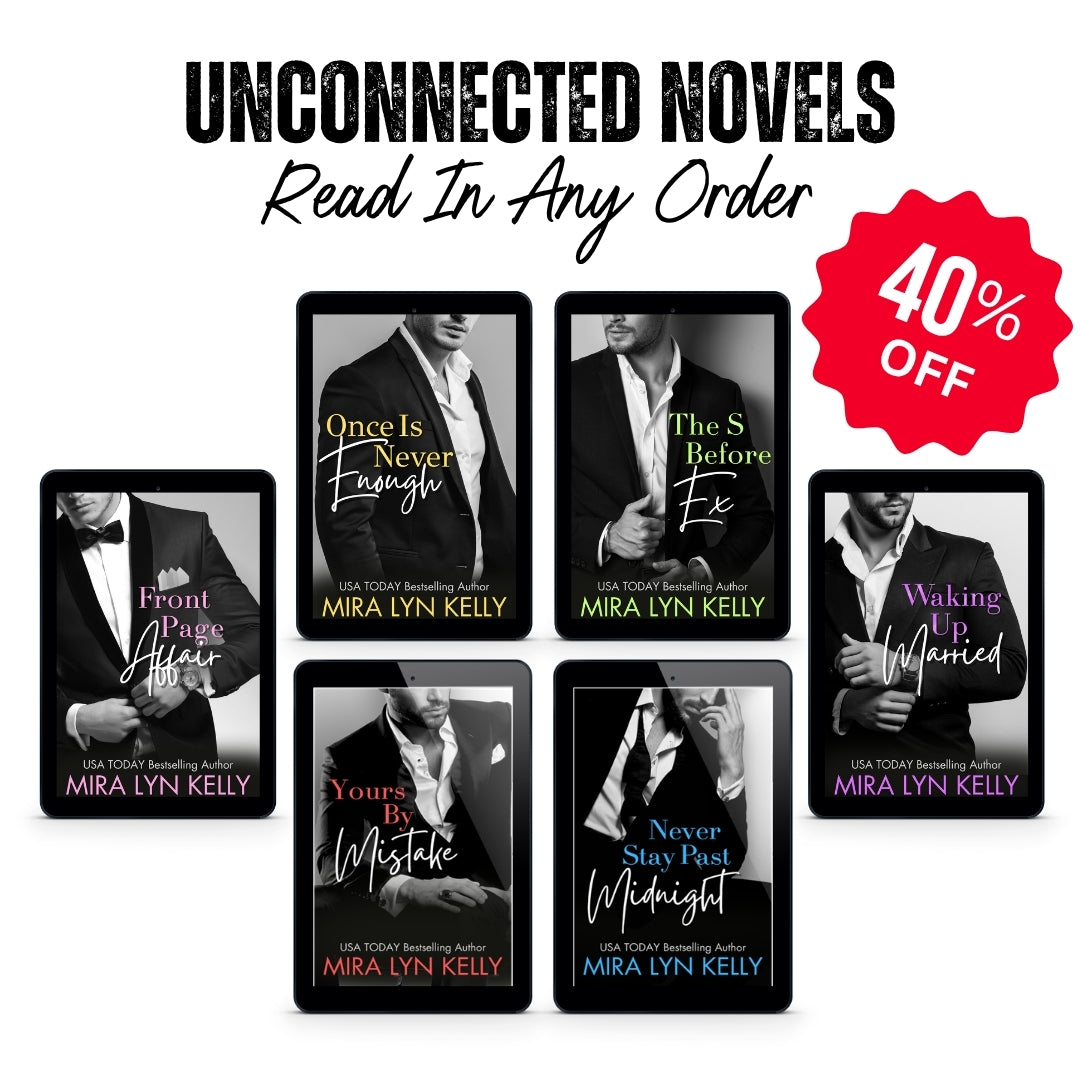 Unconnected Novels Bundle, Floral Edition Covers
